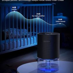 （New) Dehumidifiers for Home, 25oz Dehumidifier for Bedroom with Auto-off, Ultra Quiet Energy Saving for Bathroom Closet Wardrobe Office RV (285sq.ft)