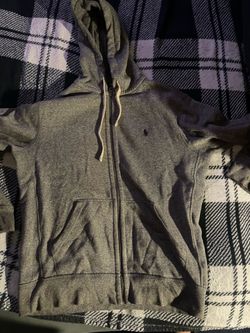 Grey Ralph Lauren zip up