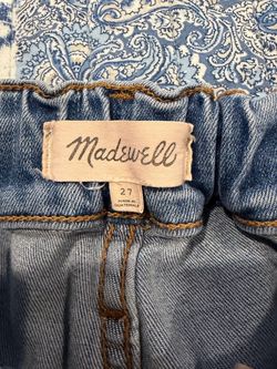 Madewell woman’s jeans