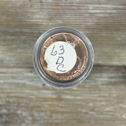 1963-D Penny Roll AU-UNC Mix 
