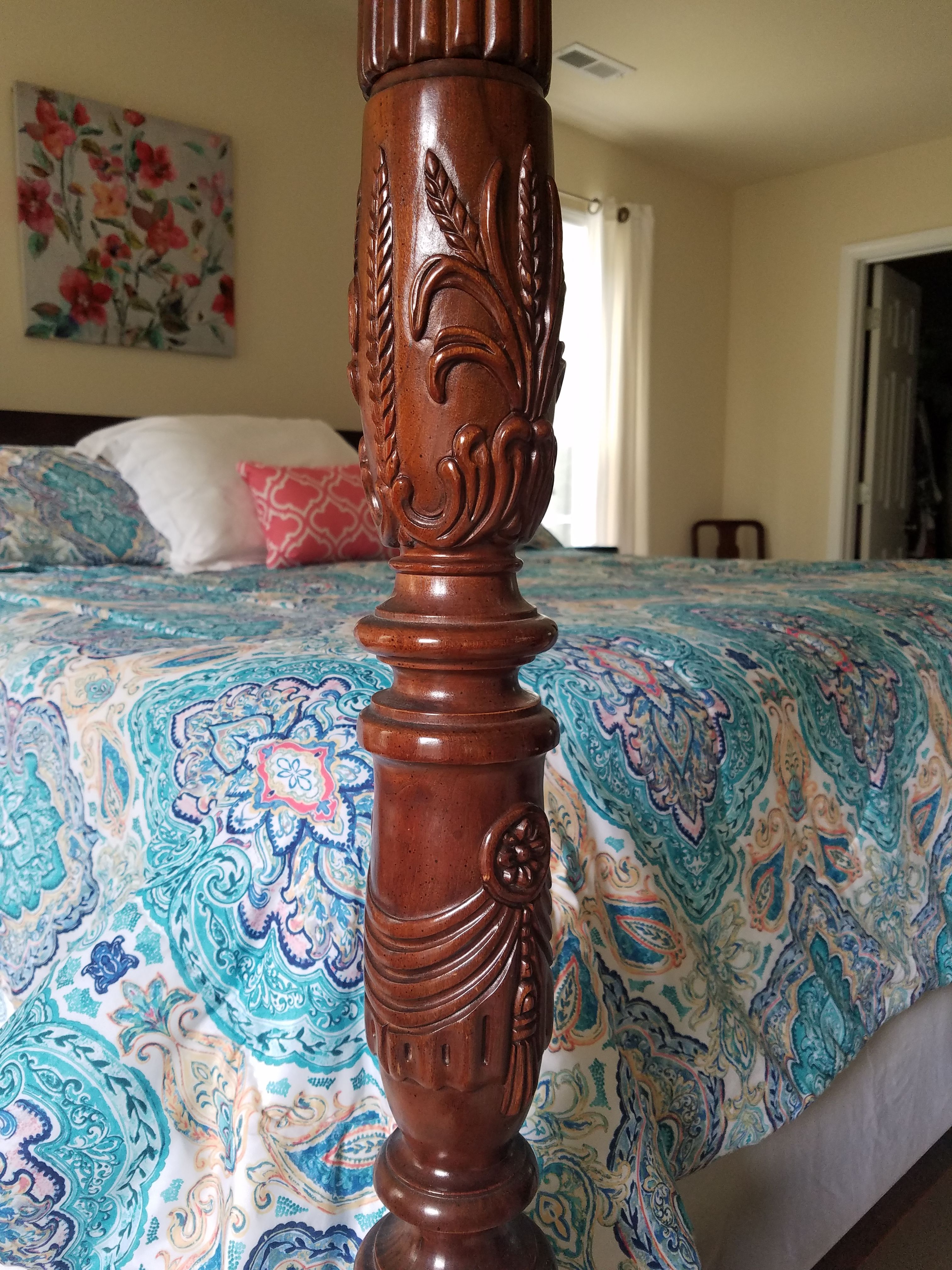 King size rice bed cherry deals