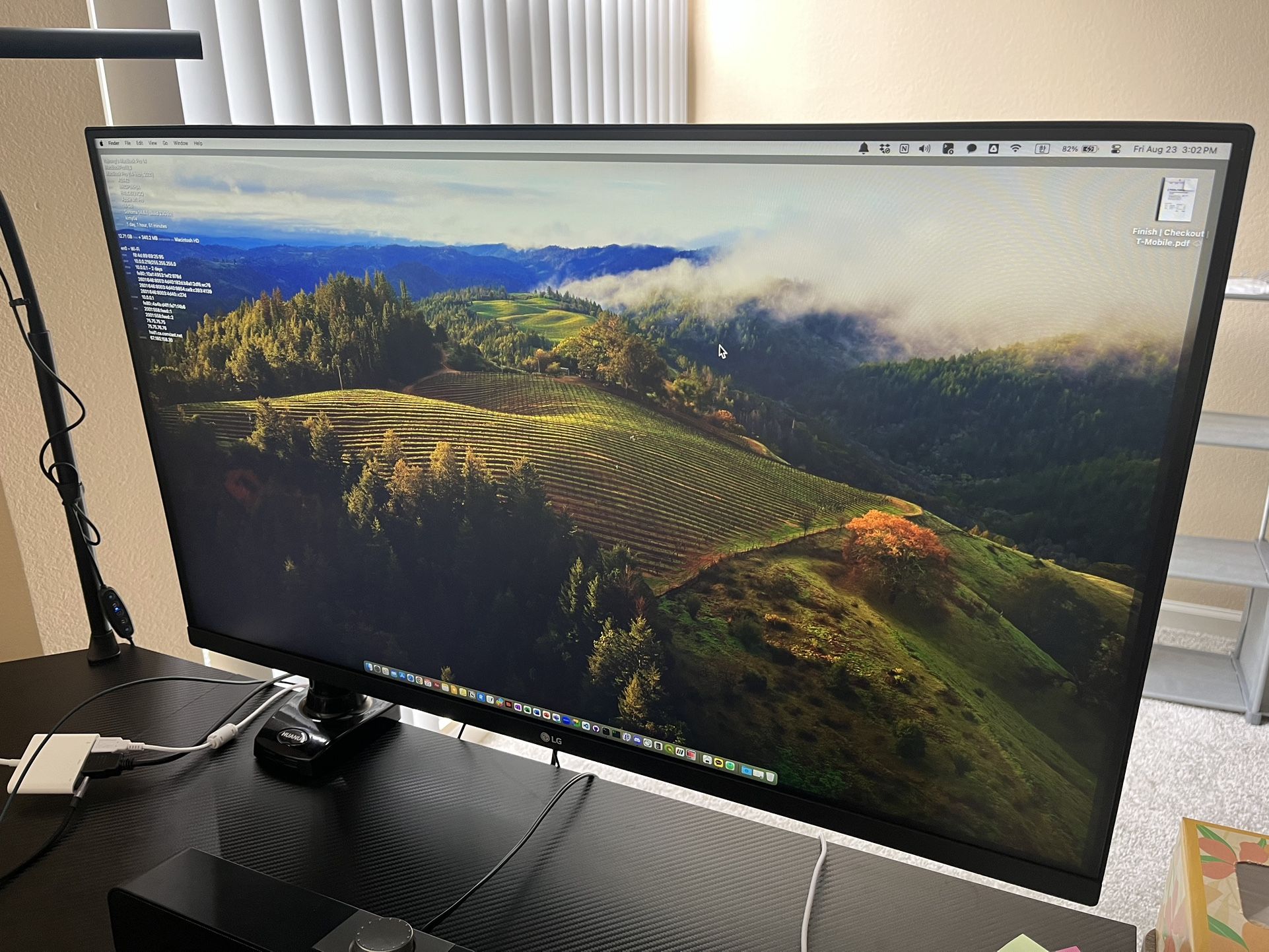 LG 32” QHD Monitor