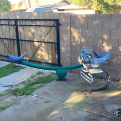 Spring Toy And See Saw