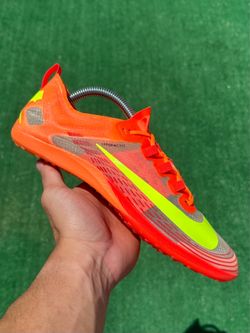 NIKE ZOOM VICTORY 5 XC “TOTAL ORANGE / VOLT” CROSS COUNTRY DISTANCE SPIKES (Size 9.5, Men’s)