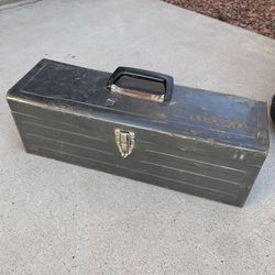 Vintage UNION Metal Tool Box