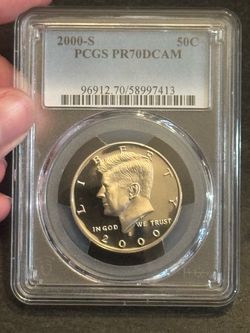 2000-S Kennedy Half Dollar PCGS PR70DCAM