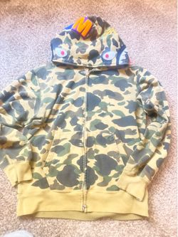 Green bape hoodie