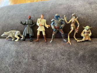 Lot of 6 3.75” Star Wars Action Figures