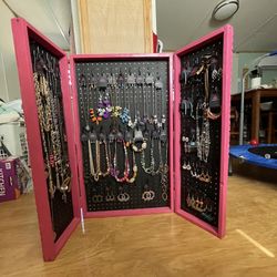 Wood Display Peg Boards W Hooks