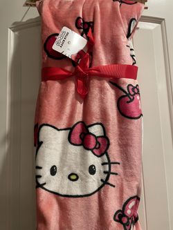 Hello Kitty Cherry Blanket/throw