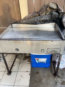 Stainless steel flat grill