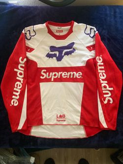 Supreme Fox Racing Moto Jersey Top Red L