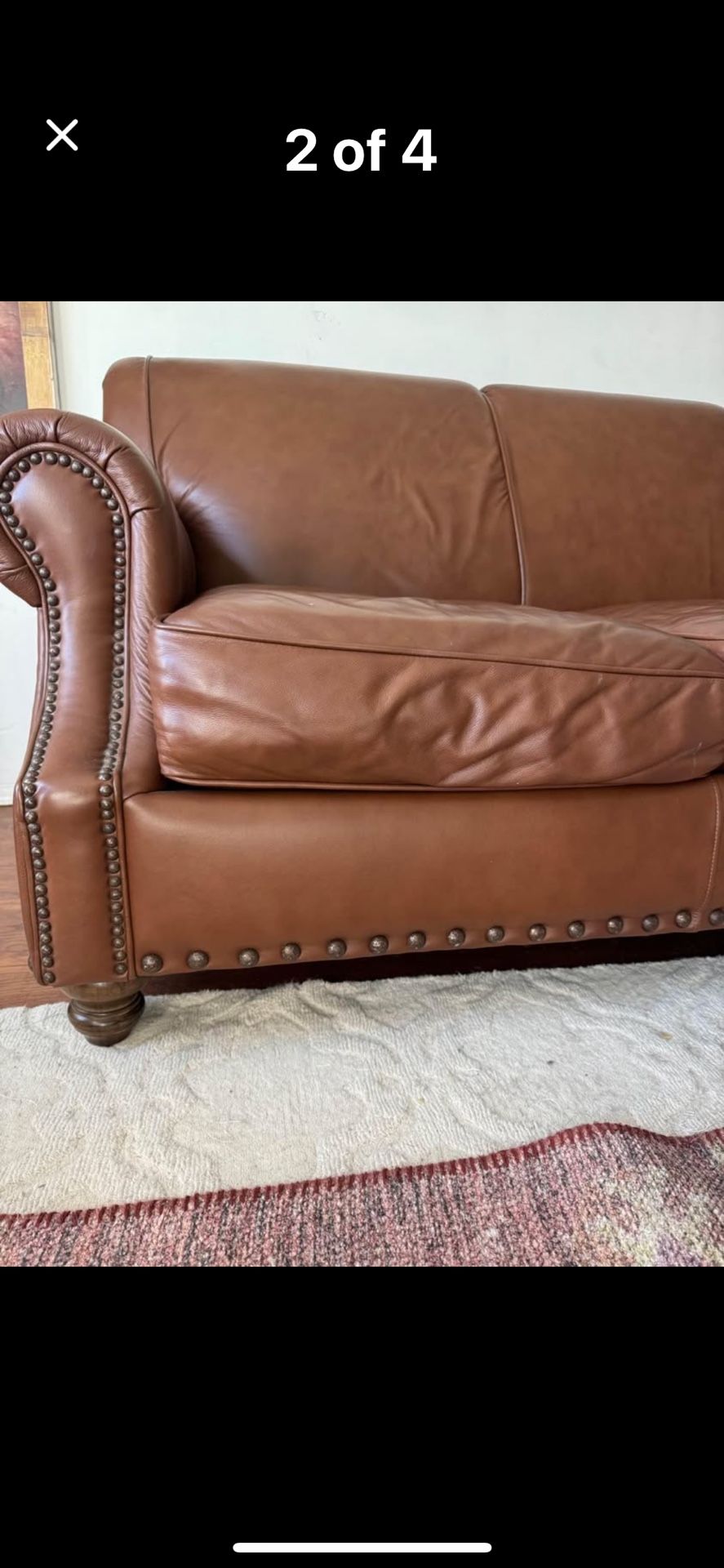 Genuine Leather Couch ‘78