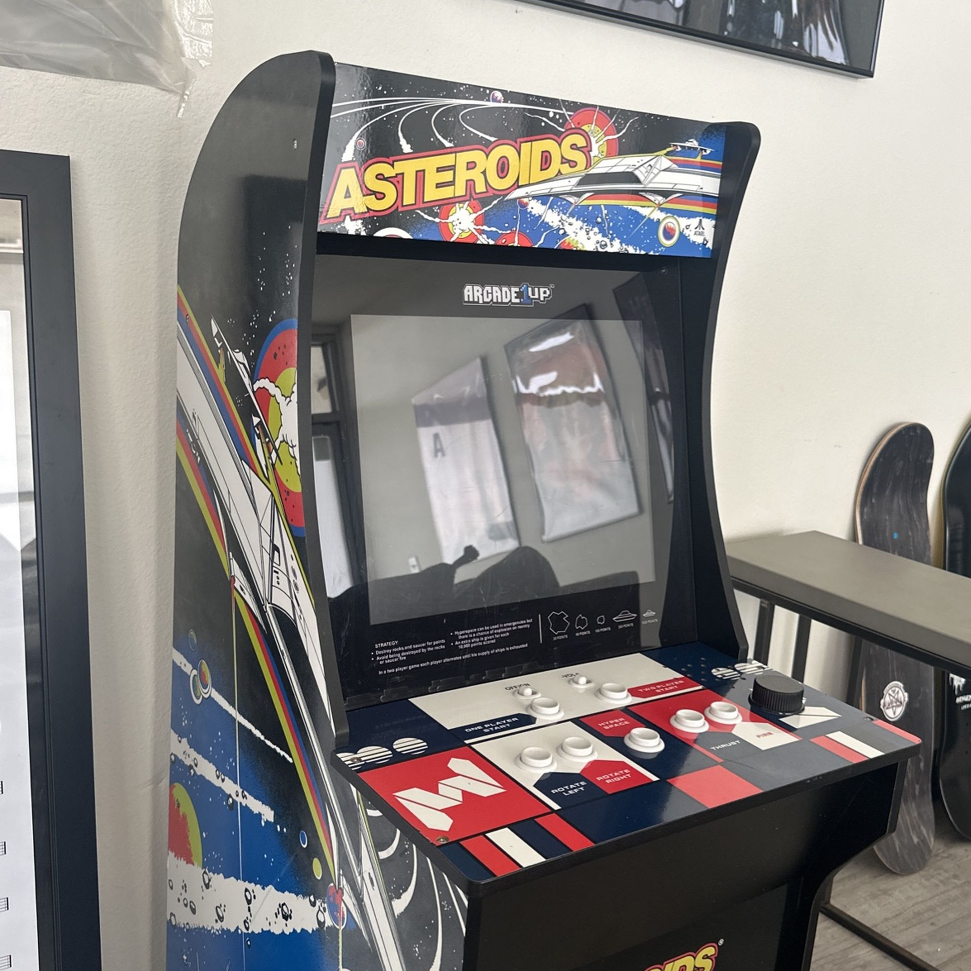 Asteroids Arcade 1up