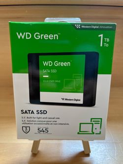 WD Green 1TB SATA SSD (WDS100T3G0A) – Brand New, Sealed