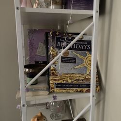 White Minimalist Bookcase