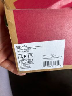 Vans shoes 4.5 men