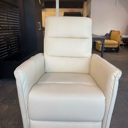 Power Recliner Chair with Massage and Heat, PU Leather Lift Recliner for Adults with LED Light,USB Port,Remote Living Room Reclining Sofa Chair (Beige