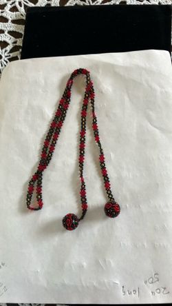 Vtg seed bead  necklace
