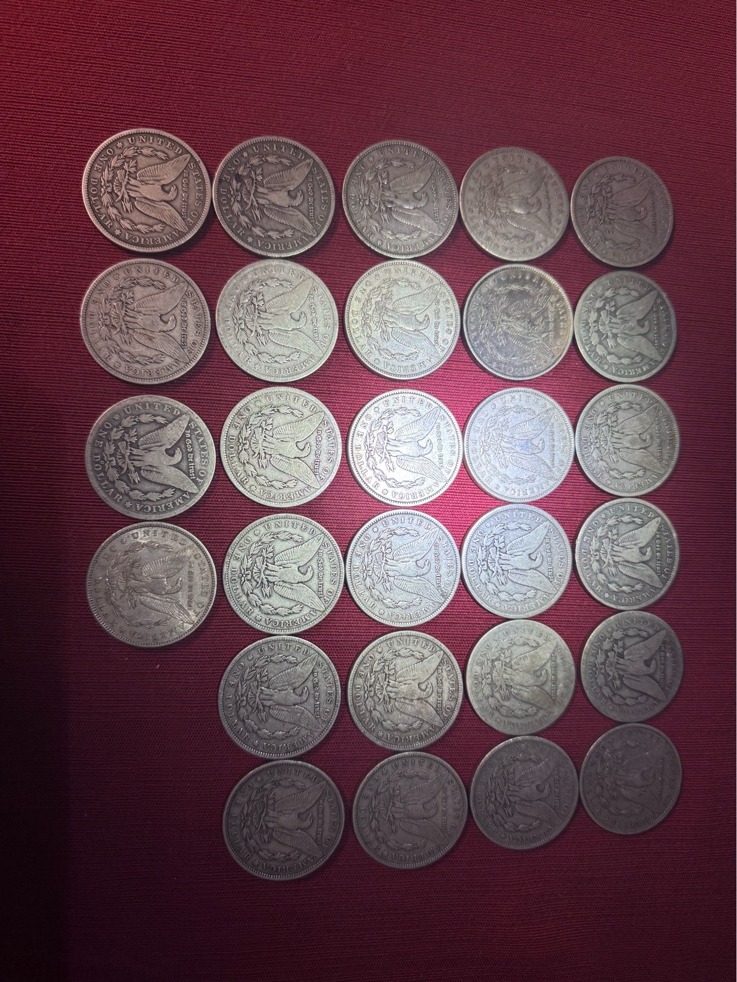Morgan Silver dollars Morgan Silver dollars
