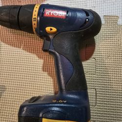 Ryobi 9.6 V Cordless Drill NEEDS CHARGER