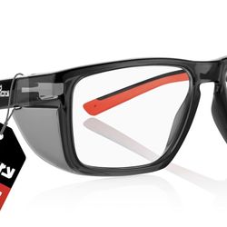 Safety Goggles With Side Shields Durable Anti Fog Scratch Resistant Eyewear 100% UV Shielding For Work