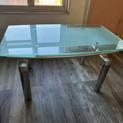 Glass Folding dining table