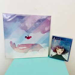 GRIS PS4 Game + Art Cards + LRG Trading Card + Vinyl Bundle!