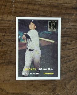1996 Topps Archives Baseball - Mickey Mantle Commemorative Set Card no 7 (of 19) - Mint Condition