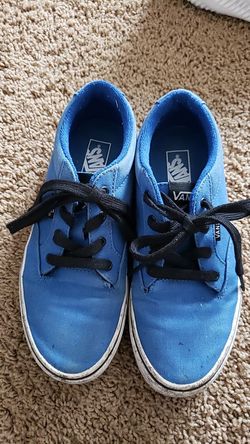 Blue Van's kids shoes