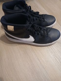 Nike High-Top Sneakers Black and White