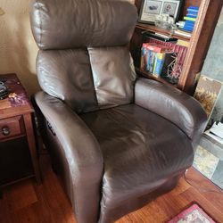 LEATHER ELECTRIC RECLINERS