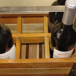 Showcase your appreciation for fine vintage wines and vintage aesthetics with this table top wine storage