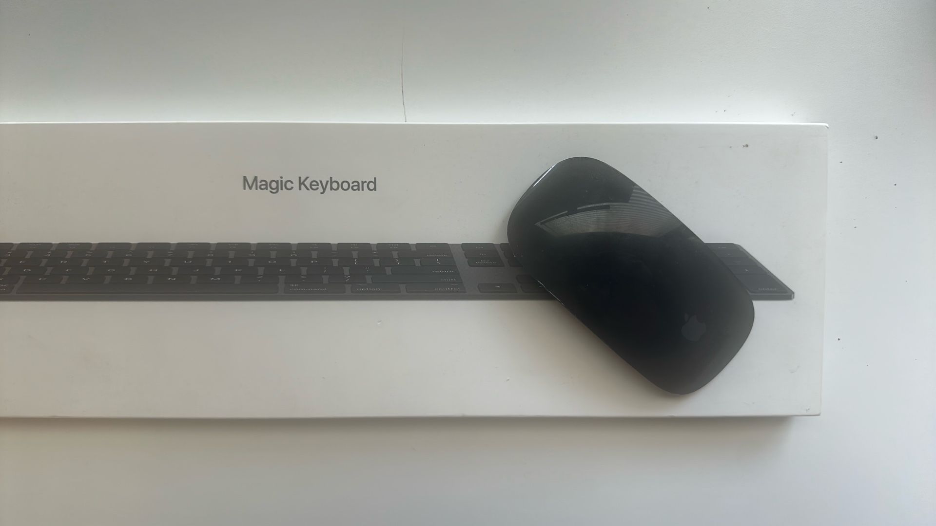 Black Apple Magic Keyboard + Mouse