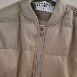 Tan Puffer Coat