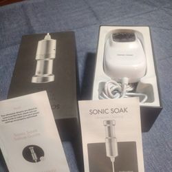 Sonic Soak Ultrasonic Cleaning Tool Portable Washer 110V With Box Tested