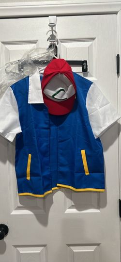 Ash Ketchum Pokemon Trainer Costume Set size adult small