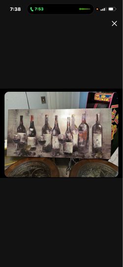 Wine Dining Room Canvas