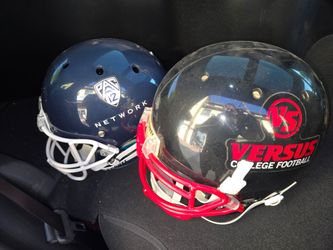 2 football  helmet