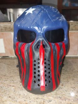 PuddingStation Full Face Airsoft Mask, for Masquerade Halloween Cosplay, Movie Props and Other Outdoor Activities
