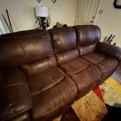 Couch With Recliners For Sale