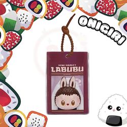 New Authentic THE MONSTERS Labubu Wacky Mart Series-Pinch Pendant Blind Box “ Onigiri ” from Pop Mart