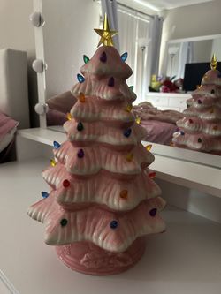 Pink Christmas Tree Decoration