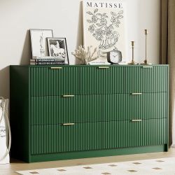7 Drawer Dresser- Green