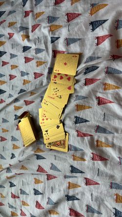 Golden deck of cards