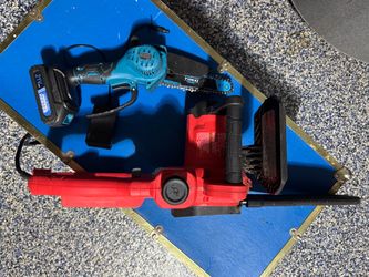 Cordless Mini Chainsaw and Power Tool Lot