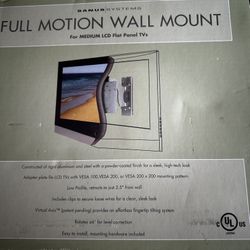 Sanus Systems full motion wall mount box for medium LCD flat panel TVs