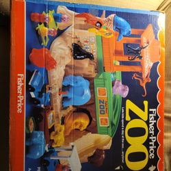 Vintage FISHER PRICE ZOO SET