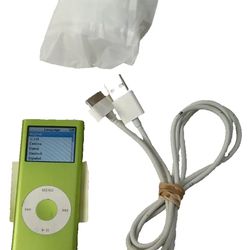Green Apple iPod Nano 2nd Gen 4GB Reset and Tested