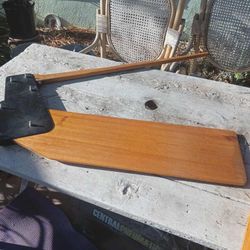 Sail Boat Tiller And Rudder  33.X 9. 